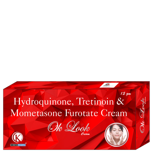 Ok-Look-Cream-Hydroquinone-Tretinoin-Mometasone-Furotate-Cream-K-Curens-Pharma