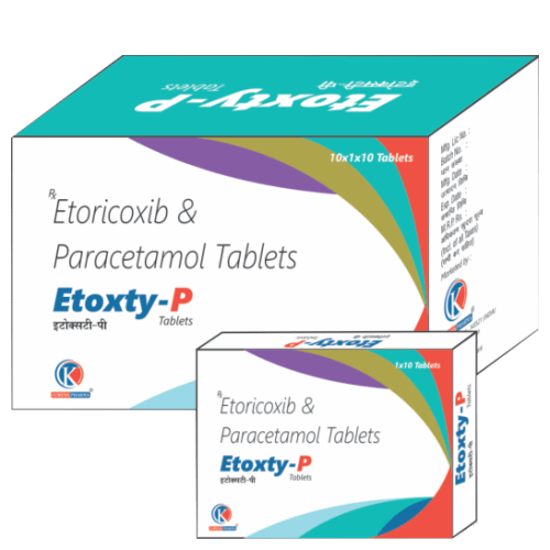 Etoxty-P-Tablets-Etoricoxib-Paracetamol-Tablets-K-Curens-Pharma