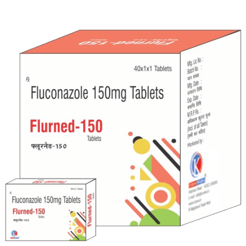 Flurned-150-Tablets-Fluconazole-150mg-Tablets-K-Curens-Pharma