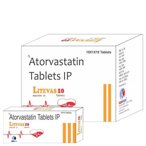 Litevas-10-Tablets-Atorvastatin-Tablets-IP-K-Curens-Pharma