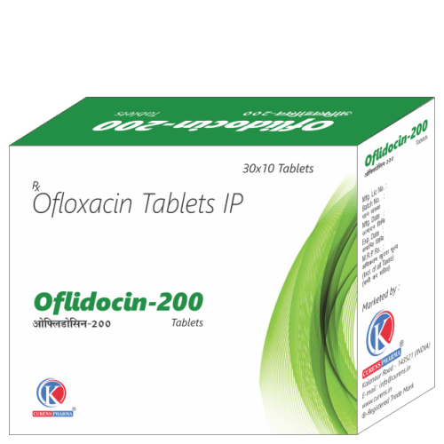 Oflidocin-200-Tablets-Ofloxacin-Tablets-IP-K-Curens-Pharma
