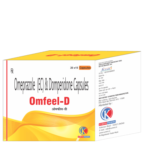 Omfeel-D-Capsules-Omeprazole-EC-Domperidone-Capsules-K-Curens-Pharma